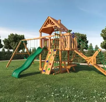 Детский игровой комплекс Пиратский дом дерево