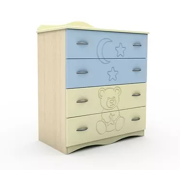 Детский комод Мишка