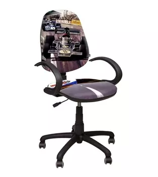 Детское компьютерное кресло Поло 50/АМФ-4 Гонки №1