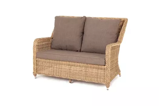 Диван двухместный Гляссе соломенный