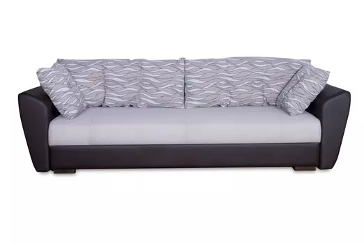 Диван еврокнижка Амстердам Амелия полоса - цветы Sofa