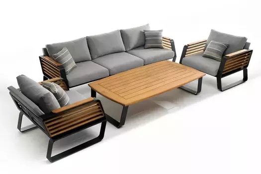 Диванная группа из алюминия Aura