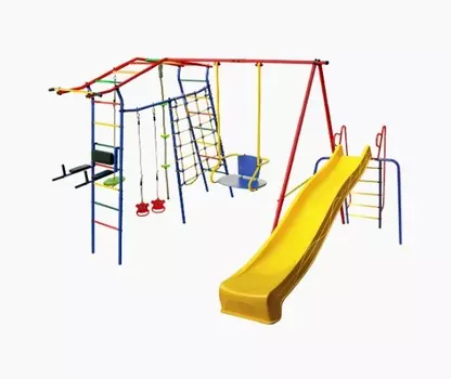 ДСК Игромания-5 Фитнесс дачный с горкой