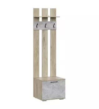 Прихожая Вальс ВШ-2 дуб крафт серый / бетонный камень