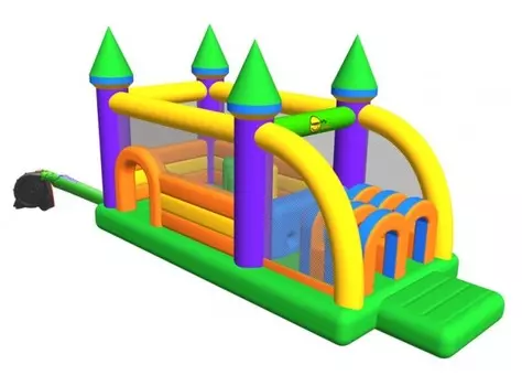 Коммерческий батут Полоса Препятствий 1105 Happy Hop