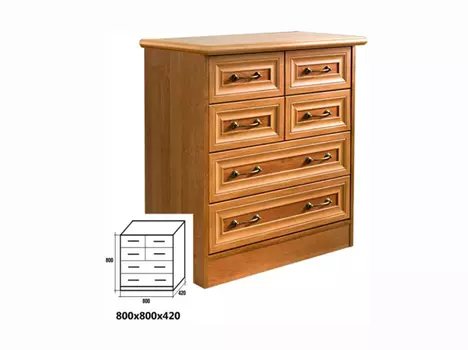 Комод Ричард 0.44 декор ЛЮКС