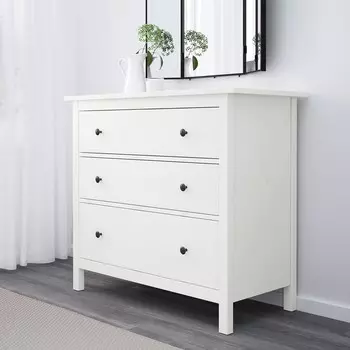 Комод с 3 ящиками Hemnes Хемнэс Икеа