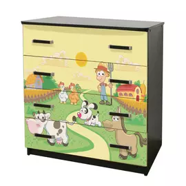 Комод Волжанка-2 с цветной фотопечатью