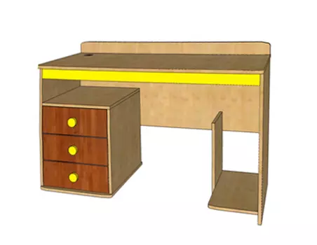 Компьютерный стол Ассоль А-7