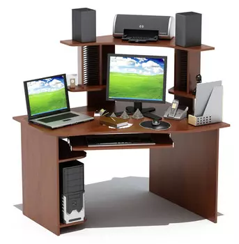 Компьютерный стол КСТ-05+КН-02