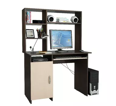 Компьютерный стол Милан-8 с надставкой