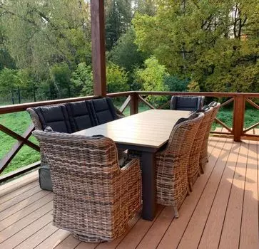 Комплект из искусственного ротанга Мальта