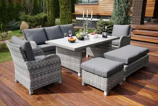 Комплект из искусственного ротанга Ницца