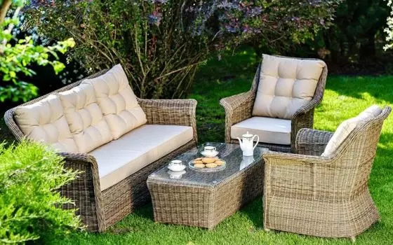 Комплект из искусственного ротанга OPAL