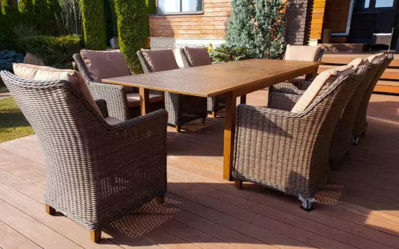 Комплект из искусственного ротанга Тоскана