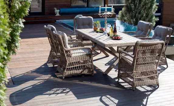 Комплект из искусственного ротанга Венето