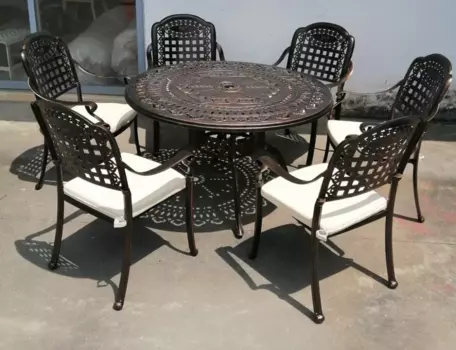 Комплект мебели из литого алюминия Vienna 6