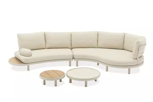 Комплект мебели c парными столиками Gotland Lounge, бежевый