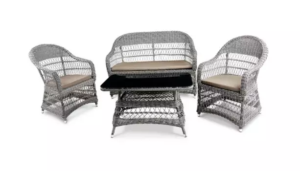 Комплект мебели из искусственного ротанга 2+1+1 Y-306-2 Y-306 ST306