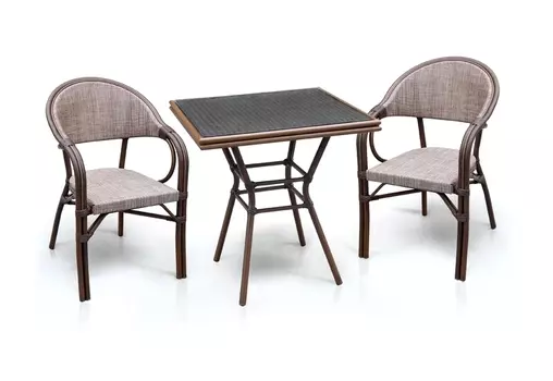 Комплект мебели из искусственного ротанга 2+1 А1016-D2003-2pcs