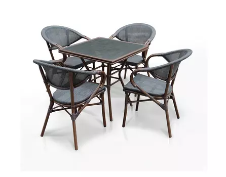 Комплект мебели из искусственного ротанга 4+1 А1016- D2003S