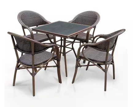 Комплект мебели из искусственного ротанга 4+1 А1016- D2003SR