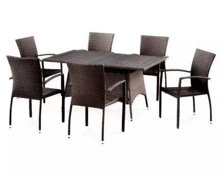 Комплект мебели из искусственного ротанга 6+1 T278A Y-274В