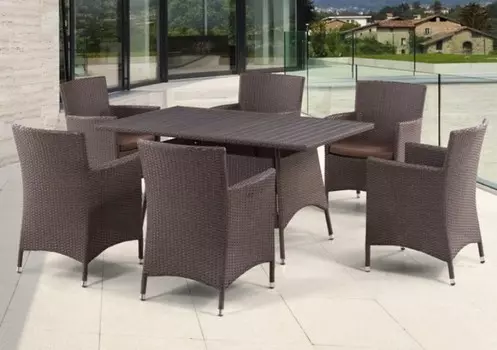 Комплект мебели из искусственного ротанга 6+1 T278A Y-189В