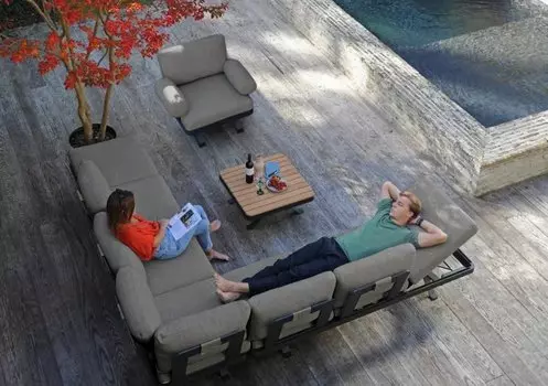 Комплект мебели Lund D, антрацит