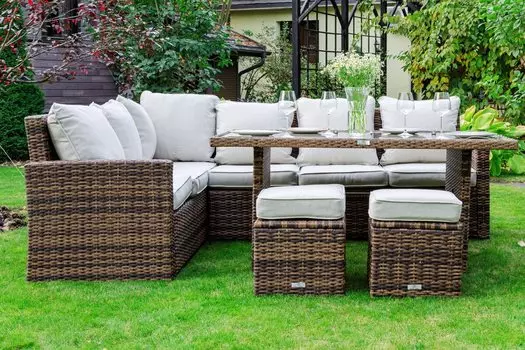 Комплект мебели из искусственного ротанга Zorro коричневый