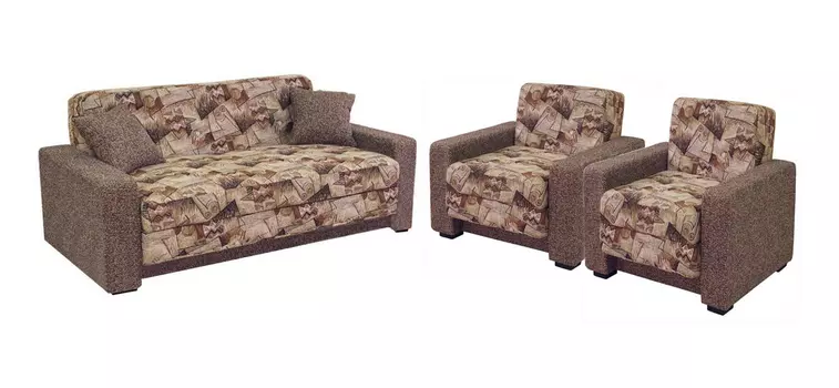 Комплект мягкой мебели Блюз 3-2