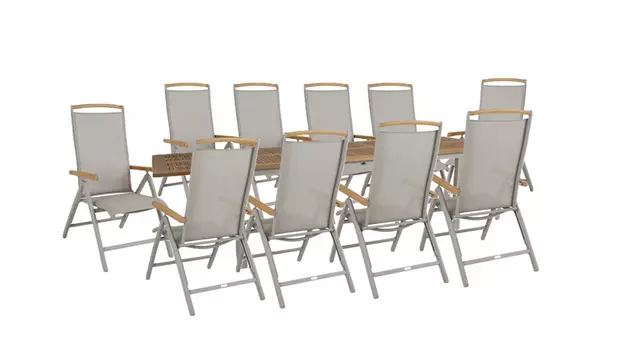 Комплект обеденной мебели Lyon-Andy 280B+10R