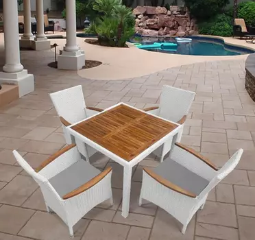 Комплект плетеной мебели AFM-440A White Афина