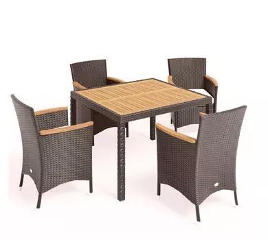 Комплект плетеной мебели AFM-440B Brown Афина