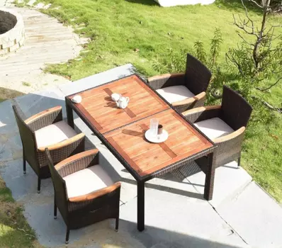 Комплект плетеной мебели AFM-460 Brown Афина