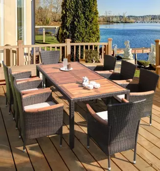 Комплект плетеной мебели AFM-480B Brown Афина