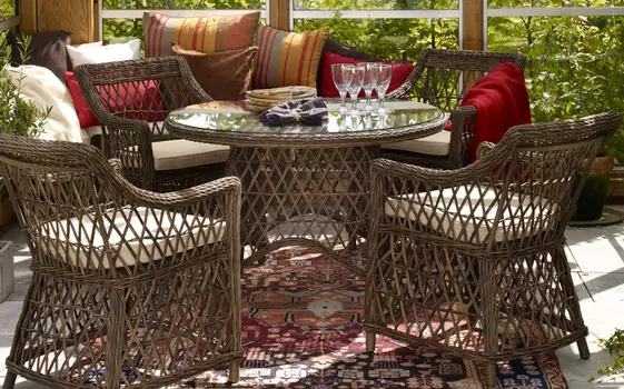 Комплект плетеной мебели Beatrice brown