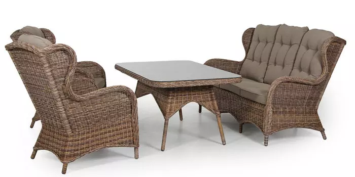 Комплект плетеной мебели Evita brown