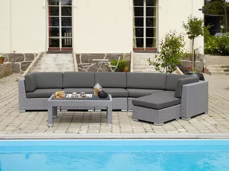 Комплект плетеной мебели FORUM grey