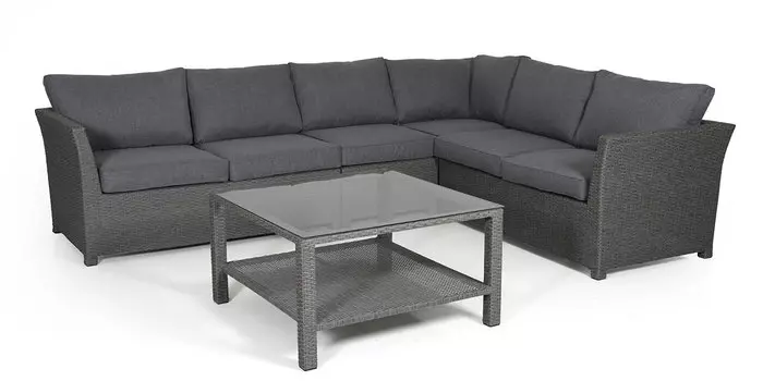 Комплект плетеной мебели Madison-2 grey