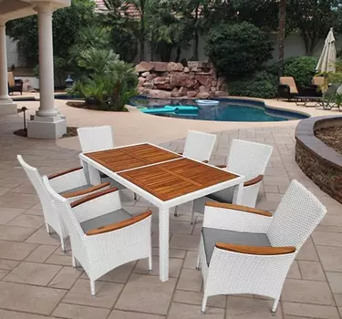 Комплект плетеной мебели мебели AFM-460A White Афина