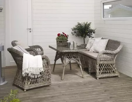 Комплект плетеной мебели Sanna