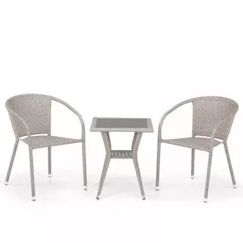 Комплект плетеной мебели T25C/Y137C-W85 Latte (2+1)