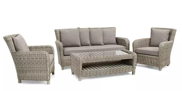 Комплект плетеной мебели Venus beige