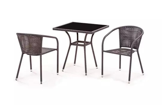 Комплект садовой мебели T282BNT/Y137C-W53 Brown 2Pcs