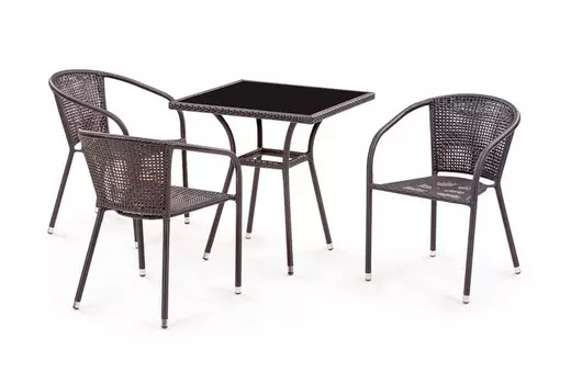 Комплект садовой мебели 3+1 T282BNS Y137В-W51 3PCS
