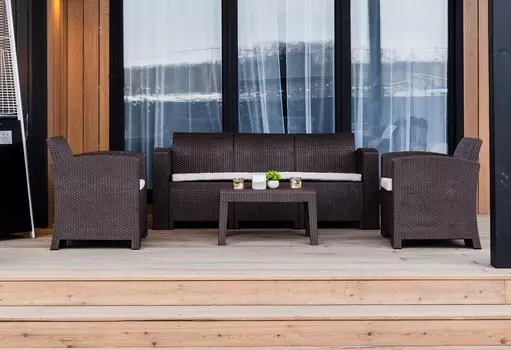 Комплект садовой мебели LANA LUX М коричневый