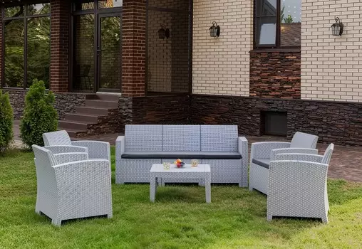 Комплект садовой мебели LANA XL светло-серый