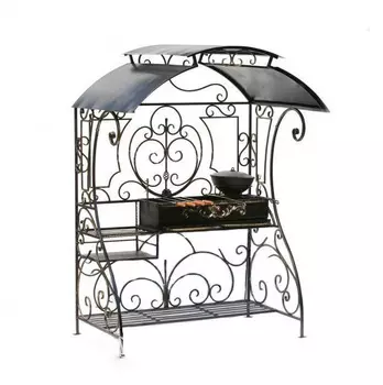 Кованный мангал с зольниками Удачный