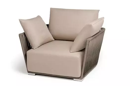 Кресло Форли из роупа, бежевый